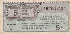 USA MPC Series 461 p.M1 5 Cents 1946